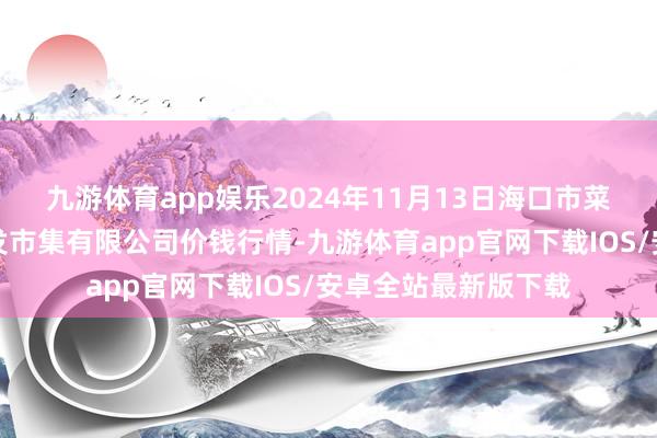 九游体育app娱乐2024年11月13日海口市菜篮子江楠农居品批发市集有限公司价钱行情-九游体育app官网下载IOS/安卓全站最新版下载