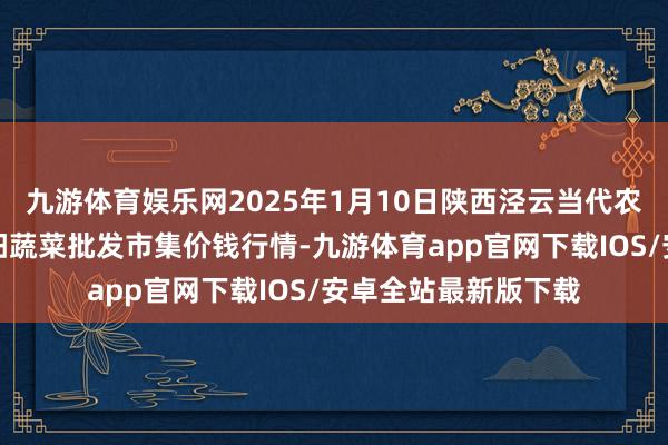 九游体育娱乐网2025年1月10日陕西泾云当代农业股份有限公司云阳蔬菜批发市集价钱行情-九游体育app官网下载IOS/安卓全站最新版下载